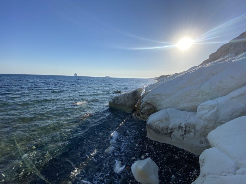 Best Hikes in Cyprus - White rocks coastline - Governors beach