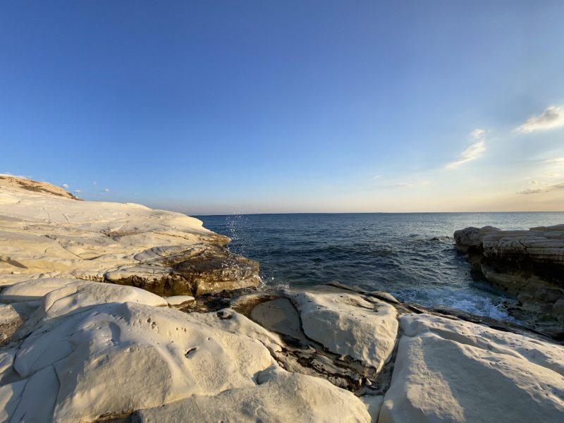Best Hikes in Cyprus - White rocks coastline - Governors beach