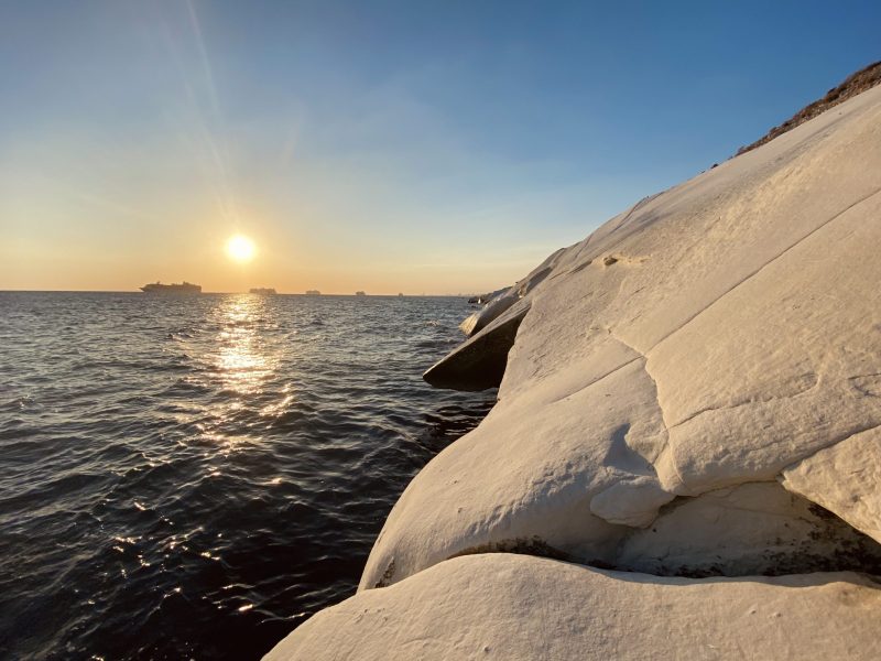 Best Hikes in Cyprus - White rocks coastline - Governors beach